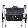 Waterproof Storage Bag Wheelchair Carry Bag Wheelchair Armrest Accessories Side Bag With Pouches Tra-color: Black