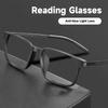 1Pcs Anti-Blue Light Reading Glasses Man And Woman Rectangle  Frame  Unisex Optical Lenses  +1.0 +4.0