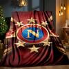 Coperta con Emblema del Napoli Calcio Coperta in Flanella da Esterno per Campeggio, Escursionismo, Feste in Giardino, Essenziali per Picnic, regalo per famiglia e amici