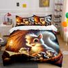 Cartoon Squirrel Family Decor Set Multiple Sizes Kid'S And Adults' Bedroom Exquisite 3Pc Bedding Set, Gift