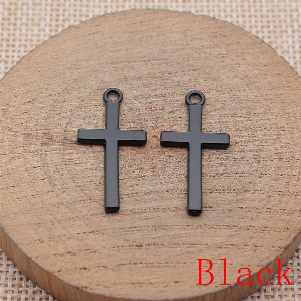 Heart Cross Shaped Charms Pendant For Bracelet Necklace Jewelry Making Craft Findings