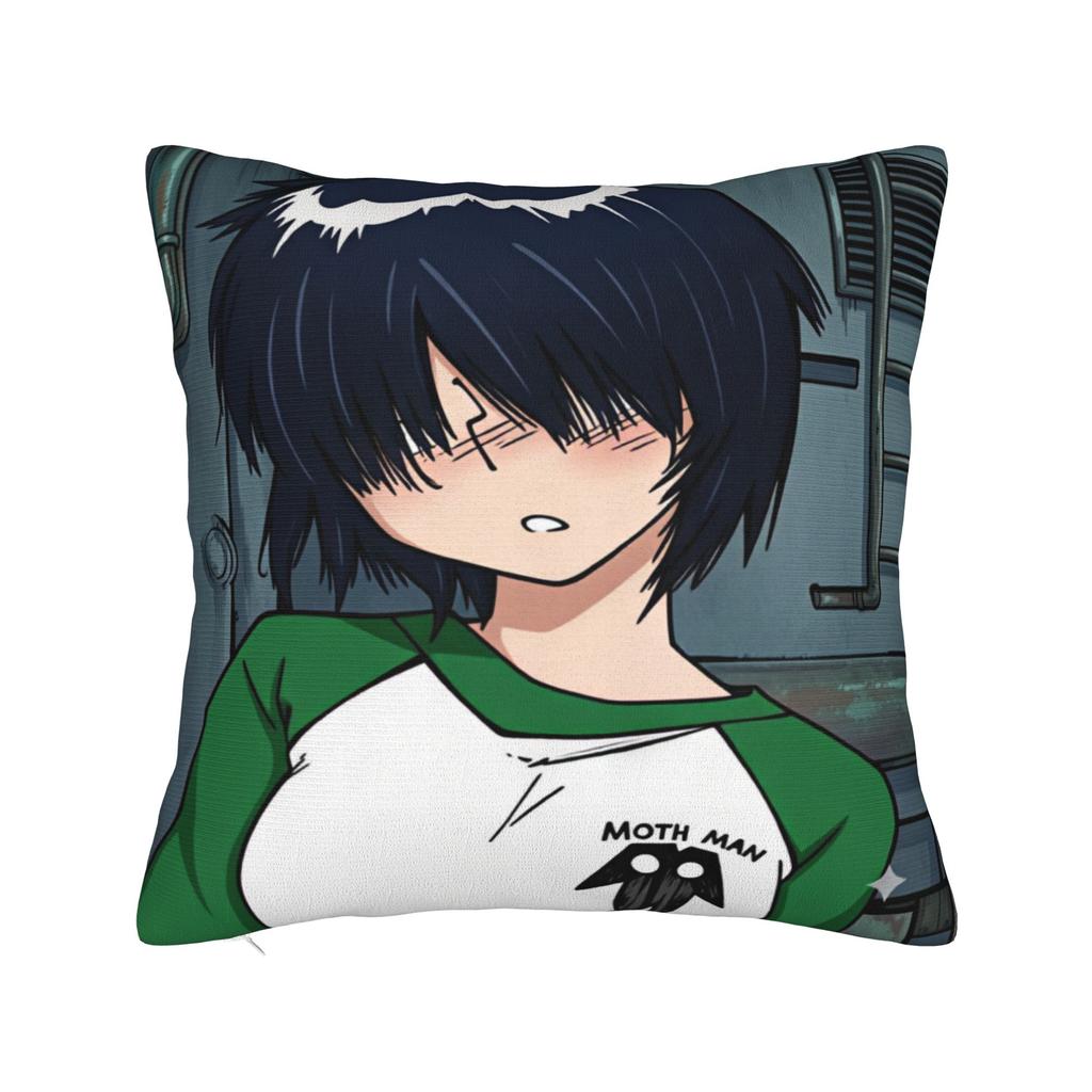Urabe Mikoto Mysterious Girlfriend X Pillow Cover Novelty Pillow Case For Couch Sofa Bedroom Design Pillowcases Gift