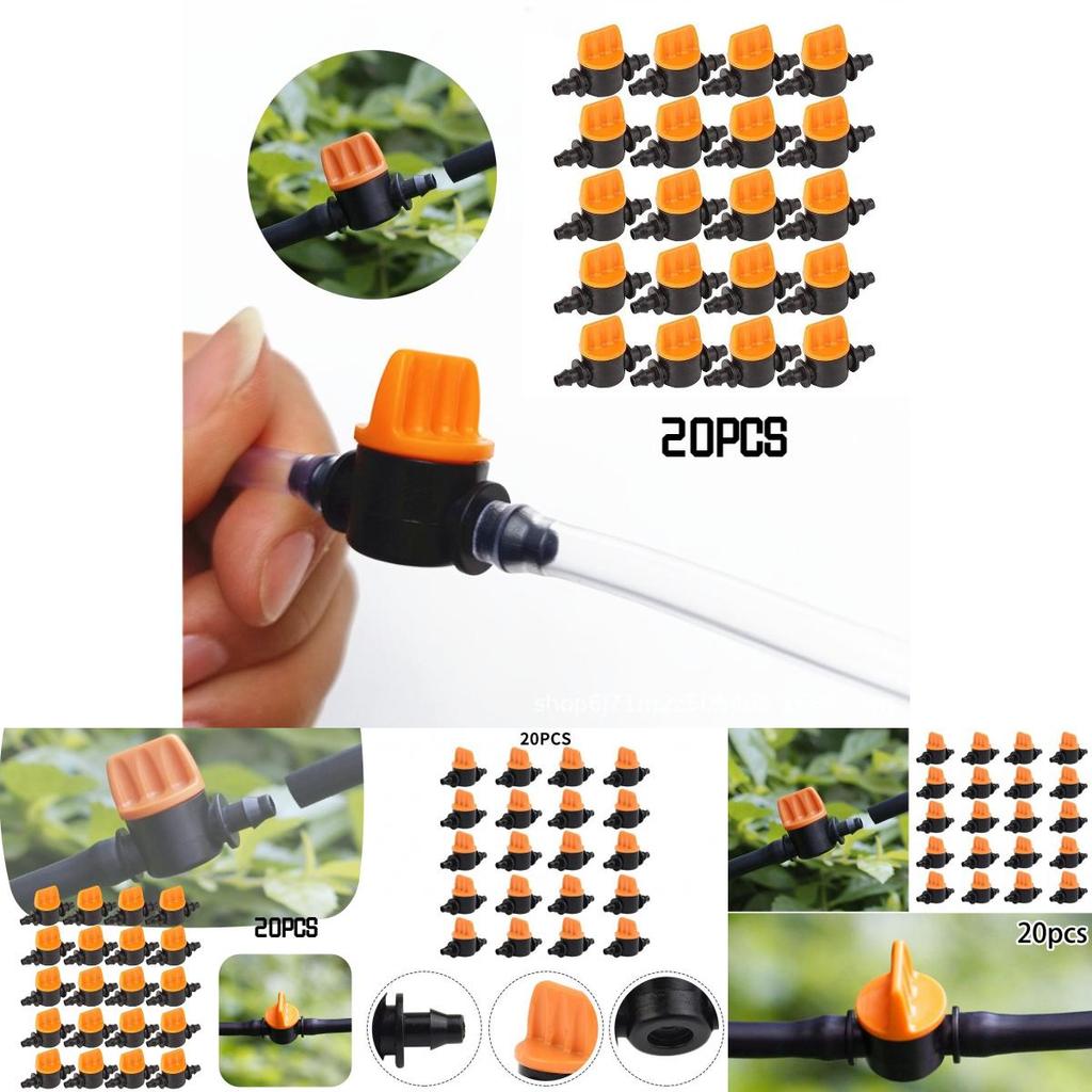 Mini Valve For 4/7 Micro Tube Easy Connection Orange Color Plastic Material