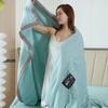 Summer Quilt Bedspread Thin Reversible Throw Blanket Plant Fibers Fabric For Sofa Bed Queen Size Lightweight