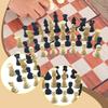 32Pcs Chess Pieces Board Game Pawns Smooth 3.74 Inch King Chessmen for Professionals Kids