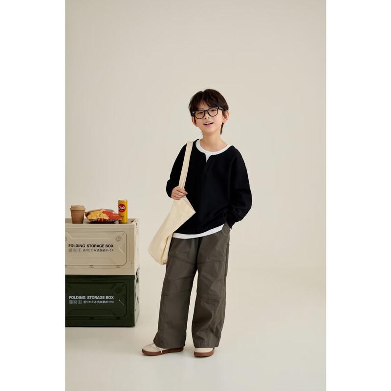Chenchen Mama Kids' Loose Fit Light Outdoor Cargo Pants