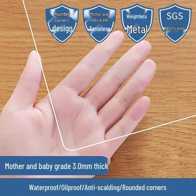 Transparent PVC Soft Glass Table Mat
