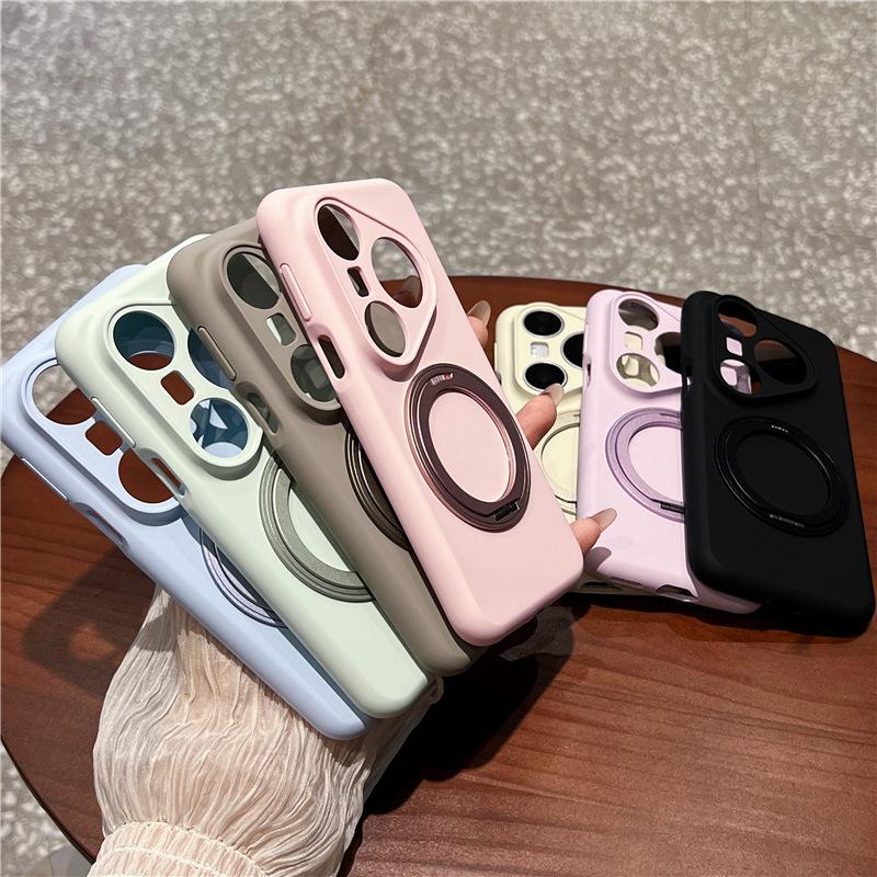 Liquid Silicone Soft Case For Huawei Pura 80 70 Pro Ultra Magnetic Baby Skin Touch Anti-Fingerprint Shockproof Cover