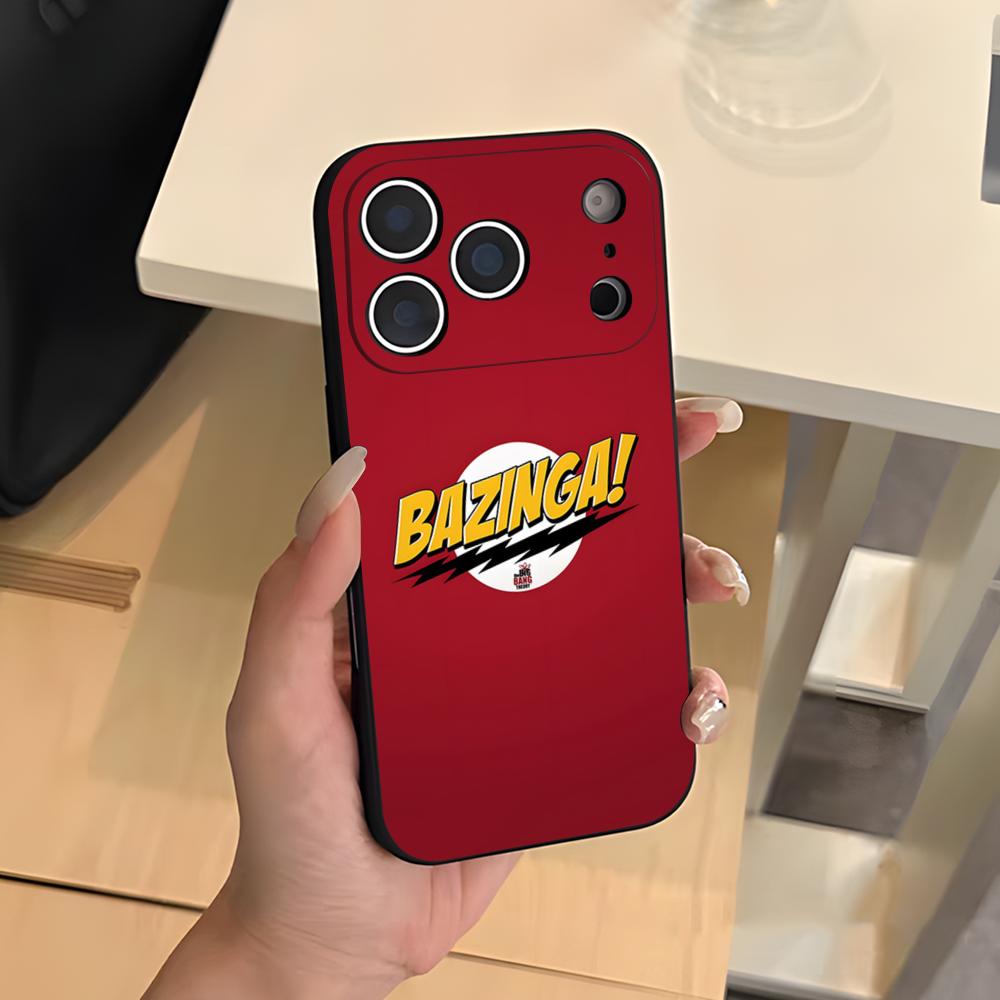 America TV The Big B-Bang Theory Phone Case For IPhone 17 Air 16 E Pro Max 15 14 13 Mini 12 Pro 11 Max Plus Black Soft Shell