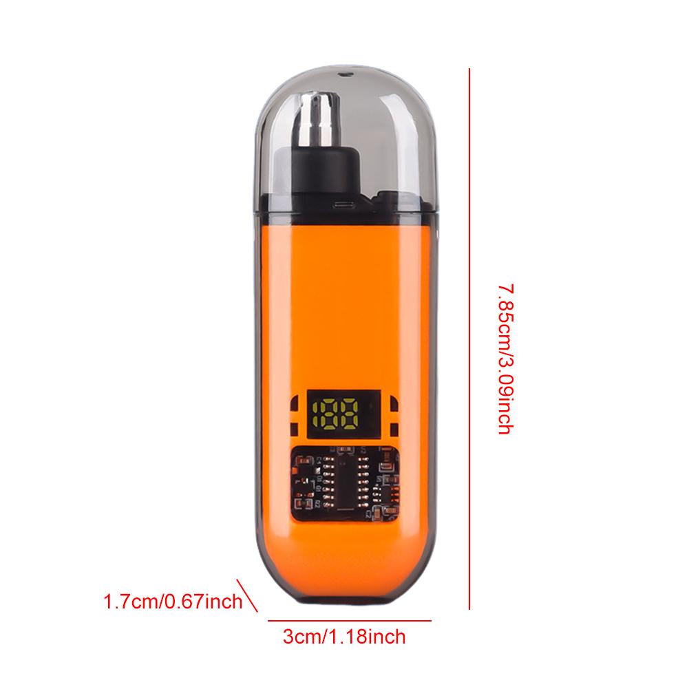 Portable Nose Hair Trimmer Ear and Nose Hair Trimmer Clipper Face Eyebrow Beard Shaver USB-Type C for Smoother Cutting