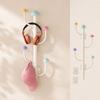 Smooth Edge Mushroom Coat Rack Space Saving Wall Hanging Hooks New Wall Coat Rack  Entryway Storage