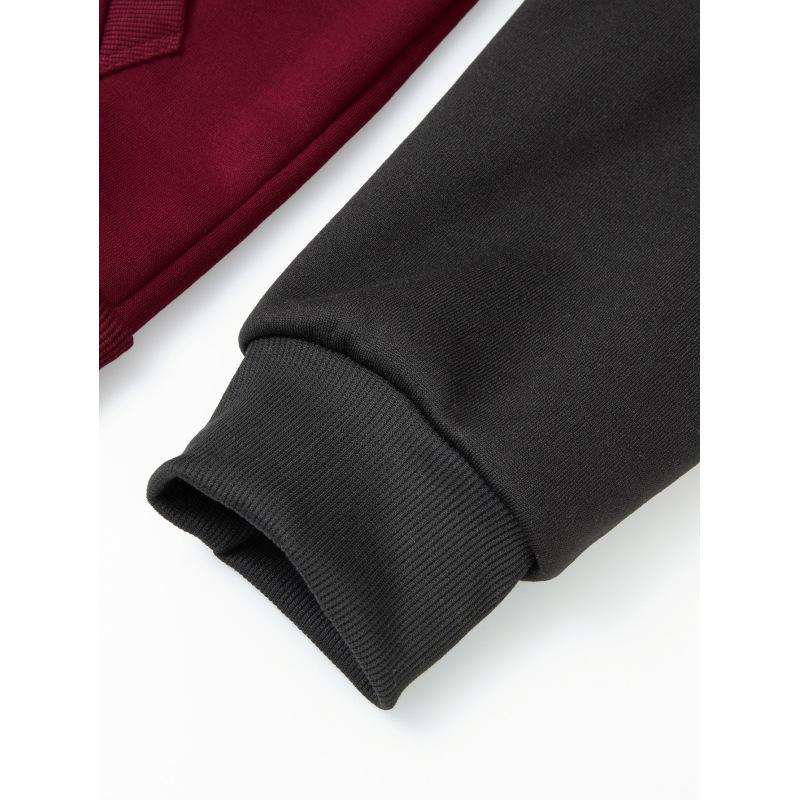 Pánská barevně blokovaná fitness sportovní pánská mikina ležérní módní plug rukáv kardigan top