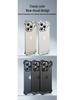 iPhone 16 Pro Max Metal Frame Case with 15 Lens Film, No Back Panel