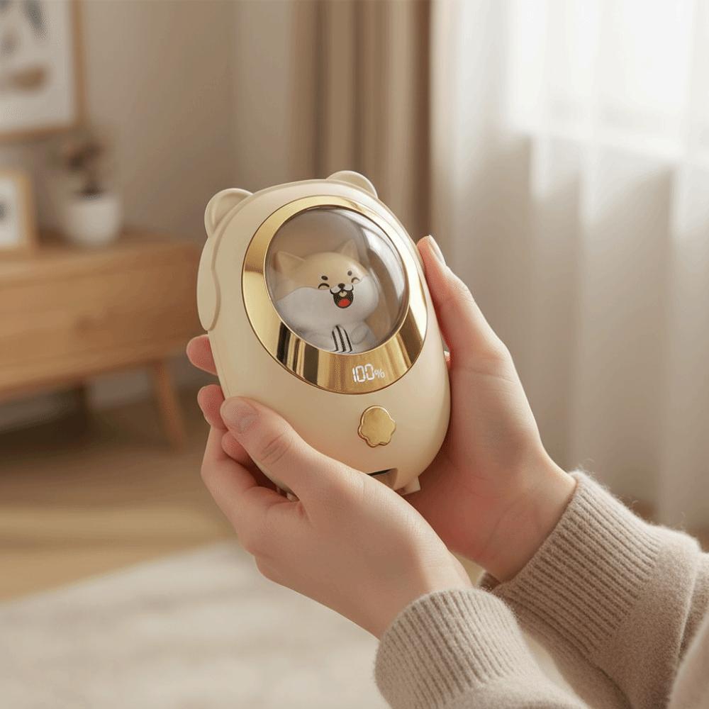 Adjustable Temperature Hand Warmer Plastic Electric Warmer Portable USB Charging Warmer  Travel