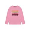 We11done Ss22 Rainbow Logo Pattern Simple Long Sleeve Sweatshirt Unisex Sweatshirt Pink WD-TT1-22-653-U-PK