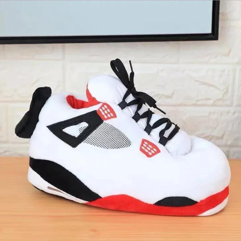 Winter Cotton Plush Shoes Women Warm Cute Indoor Home Slides Unisex One Size Sneakers Man Fashion Soft Floor Slippers  36-45