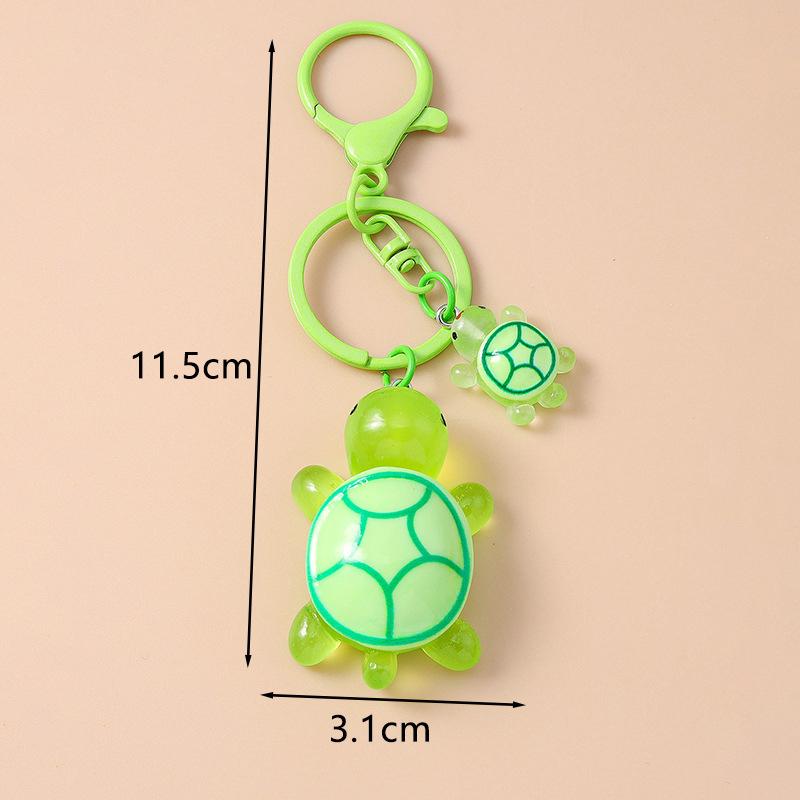 Cartoon Little Turtle Keychain Cute Anime Figures Pendant Keychain Exquisite Backpack Decoration Accessories Gifts