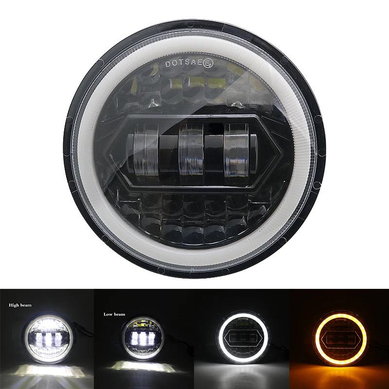 niversal Car Motorcycle 5.75 Inch LED Headlight For Harley Indian Yamaha Honda Triumph iii 5 3/4" H4 Headlamp For BMW 325i