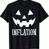 Inflation Halloween Costume Couples Matching T Shirt Vintage Unisex Stylish Stretched Homme Slightly Streetwear