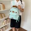 Schoolbag1011 New cartoon chef dog polka dot backpack female cute embroidered student schoolbag large capacity commuter backpack