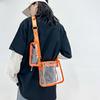 Jelly Bag Square PVC Transparent Chest Bag Fashion Travel Waterproof Fanny Pack Portable Simple Clear Crossbody Bag Outdoor