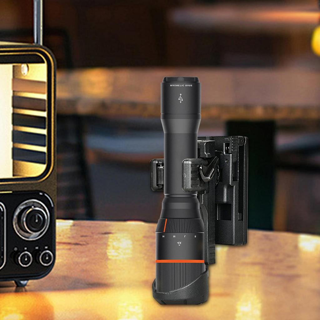 Flashlight Holster With Lever Side Lock System Set General Torch Set 360 Rotating Plastic Torch Set Set Quick Unplug