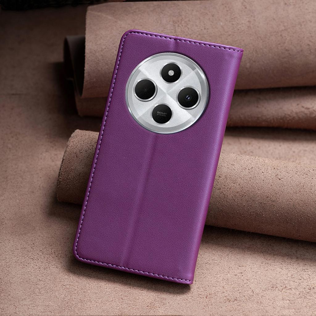 BINFEN COLOR BF18 For Xiaomi Poco C75 4G/Redmi 14R 5G/14C 4G Case PU Leather Card Holder Phone Cover