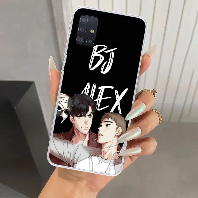 Anime B-J-Alex Phone Case for Samsung Galaxy A52 A32 A22 A12 A02S A50S A30S A10S Note 20 Ultra 10 Plus S10 A31 A20 A71 A72 Galax