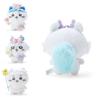Chikawa Yukikawa Dog Self-mocking Bear Plush Toy With Pendant Animal Shape Pp Cotton Filling 20cm Teddy Bear 10cm Hanging Decoration