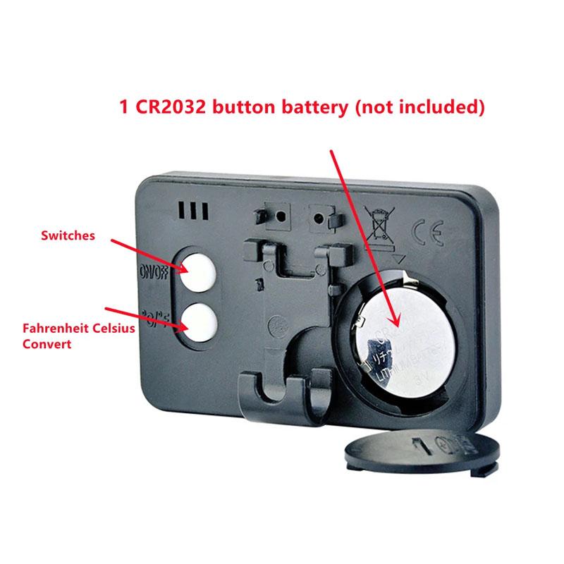 Multi-Purpose Household Thermometer And Hygrometer Digital LCD Bedroom Basement Cold Storage Refrigerator Thermometer New