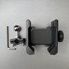 Universal Motorcycle Scooter Rearview Phone Holder Bracket - Shockproof, Reflective Mirror, Electric Vehicle Clip