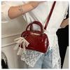 Crossbody bag women's bag new fashion shoulder portable bowling bag summer versatile niche pillow bag