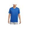 Nike Dri-Fit Team Legend Round Neck Quick-Dry Short Sleeve T-Shirt Men Tops Dark-Blue IB8898-450