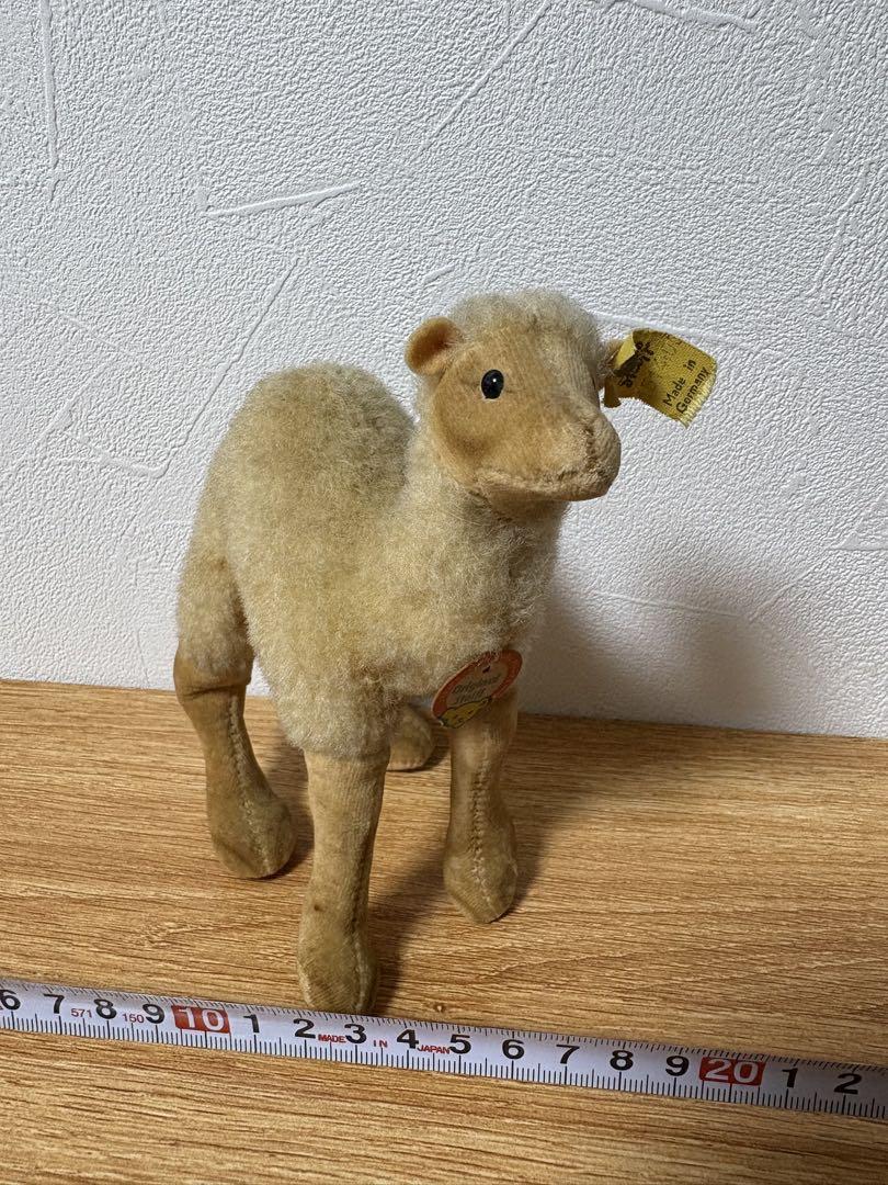 

[USED] Steiff vintage camel plush teddy bear