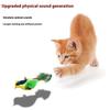 Interactive Plush Mouse Cat Toy With Night Fluorescence Simulation Mouse Cat Self Entertainment Indoor Pet Cat Toy