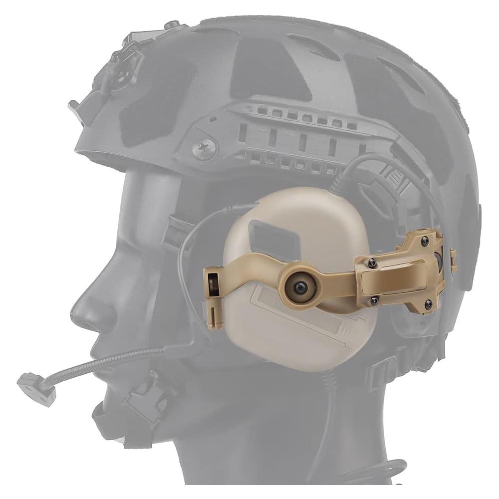 Taktische Kopfhörerhalterung EARMOR M32 Schienenmontagebügel Schnellverschluss Helm Schienenmontageadapter Aufhängung Kopfhörerhalterung