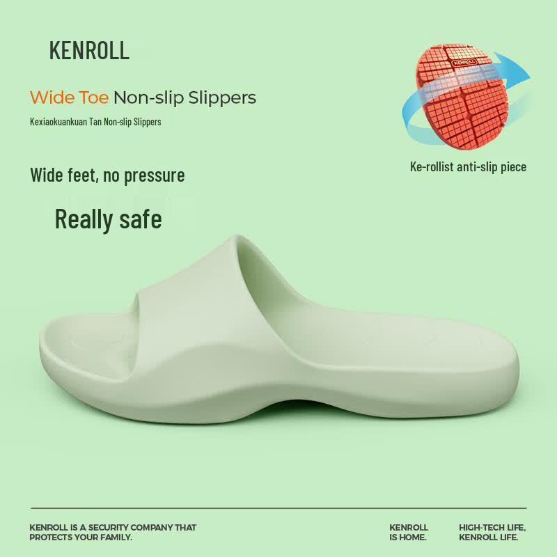 KENROLL Unisex Anti-Slip Home  Bath Slippers 37/38