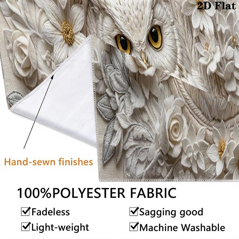 Owl Wall Tapestry Aesthetic Wall Hanging Printed Fabric Blanket Decorative Tapestries for Bedroom Living Room Home Decor