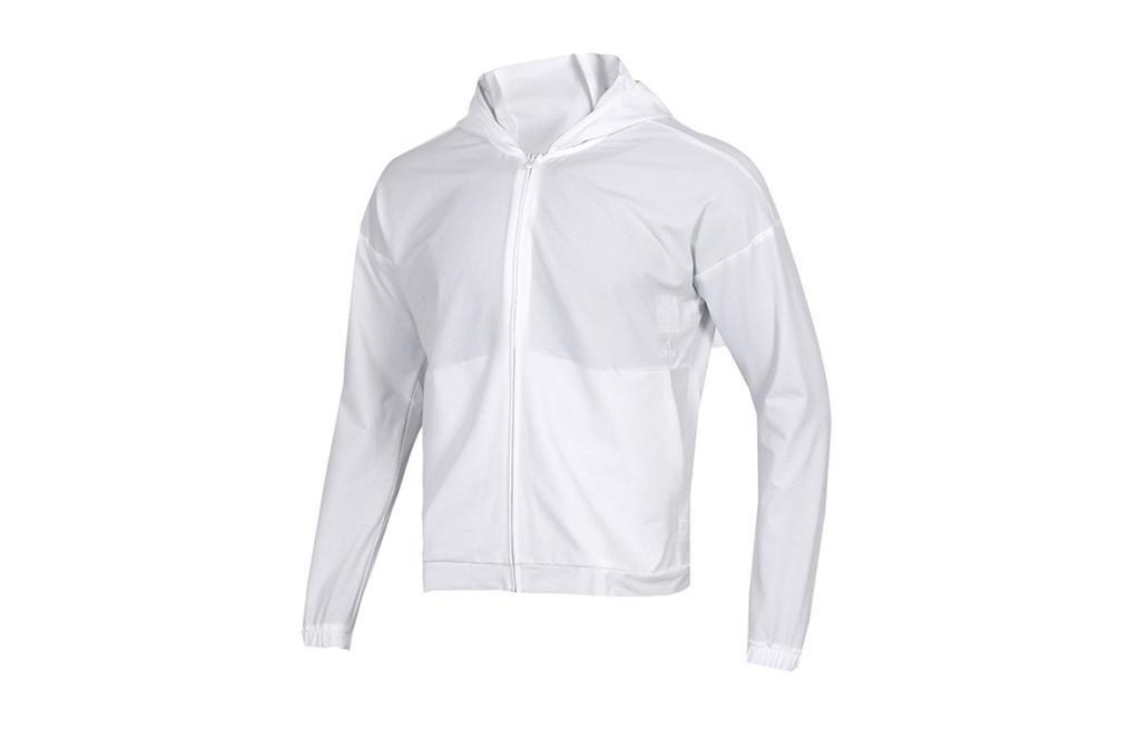 Adidas Jackets Men's White Hooded Moderate Other DV1101
