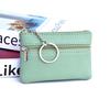 Porte-monnaie pour femmes couleur macaron: Sac à clés mignon, minimaliste, mini et porte-cartes élégant