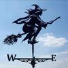 Outdoor Garden Iron Art Weather Vane Ornament - Cross-Country Craft