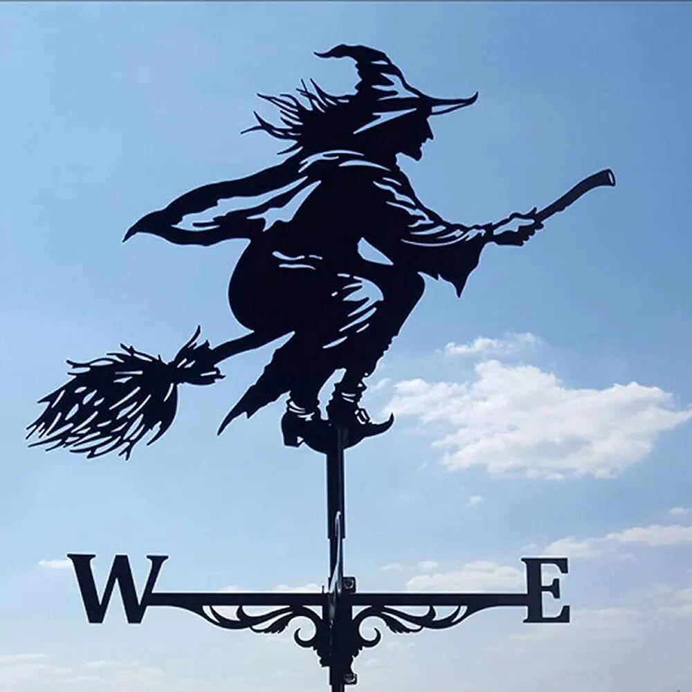 Outdoor Garden Iron Art Weather Vane Ornament - Cross-Country Craft