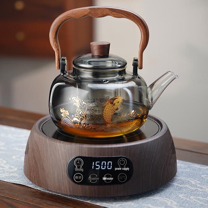 

Quandu Стеклянный Интегрированный Чайник и Пароварка