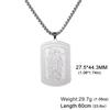 Dreamtimes Classic Islamic Koranic Ayatul Kursi Muslim Allah Necklace for Men Women Stainless Steel Arabic Jewelry Gifts