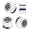 High Speed 3D Printer Idler Pulley with Smooth Belt Idler for X1C/P1P/P1S 3D Printer Enhances Printing Accuracy