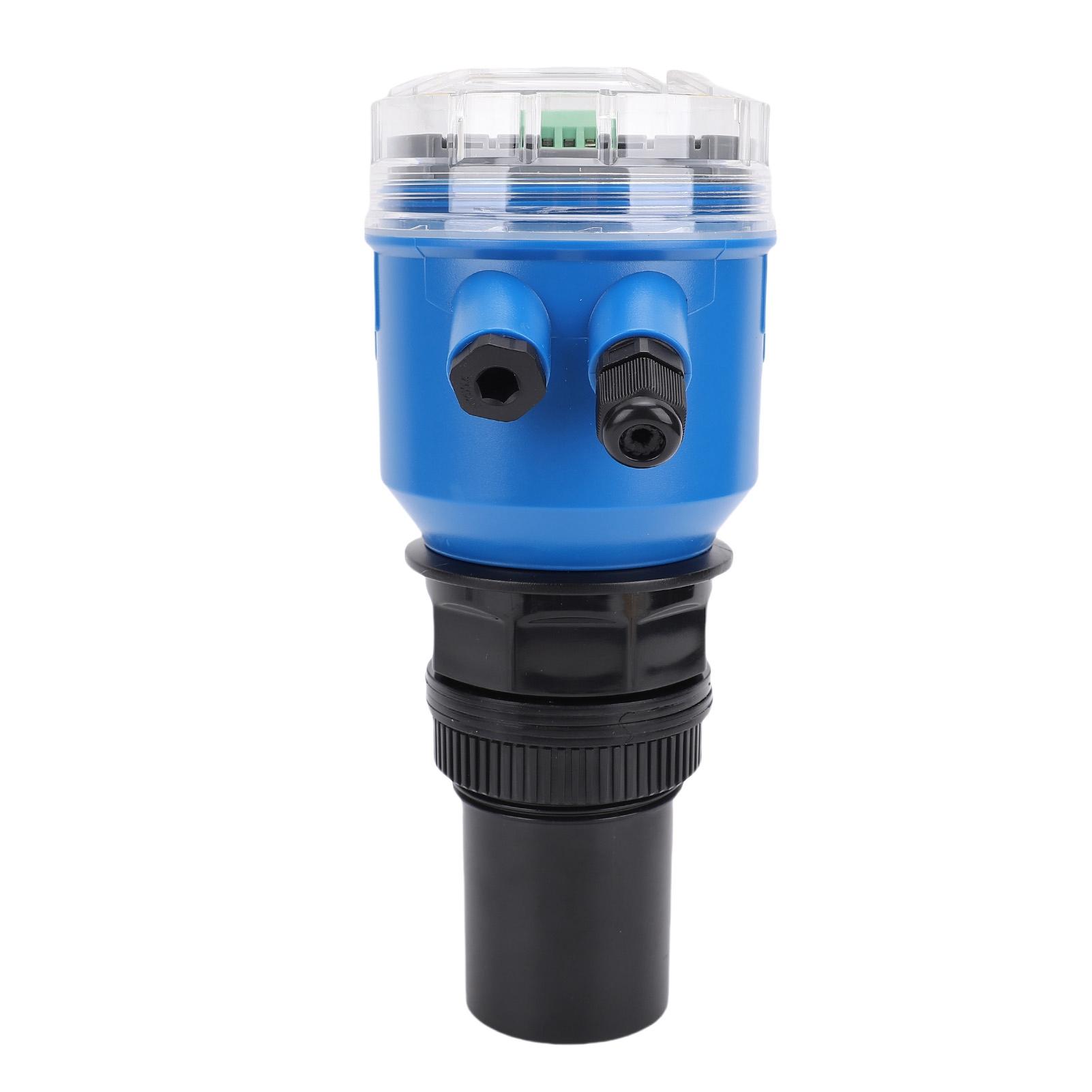 

Ультразвуковой уровнемер ЖК-цифровой датчик уровня жидкости и воды DC24V светодиодный дисплей 4 20мА аналоговый выход 666RP синий 0 10м