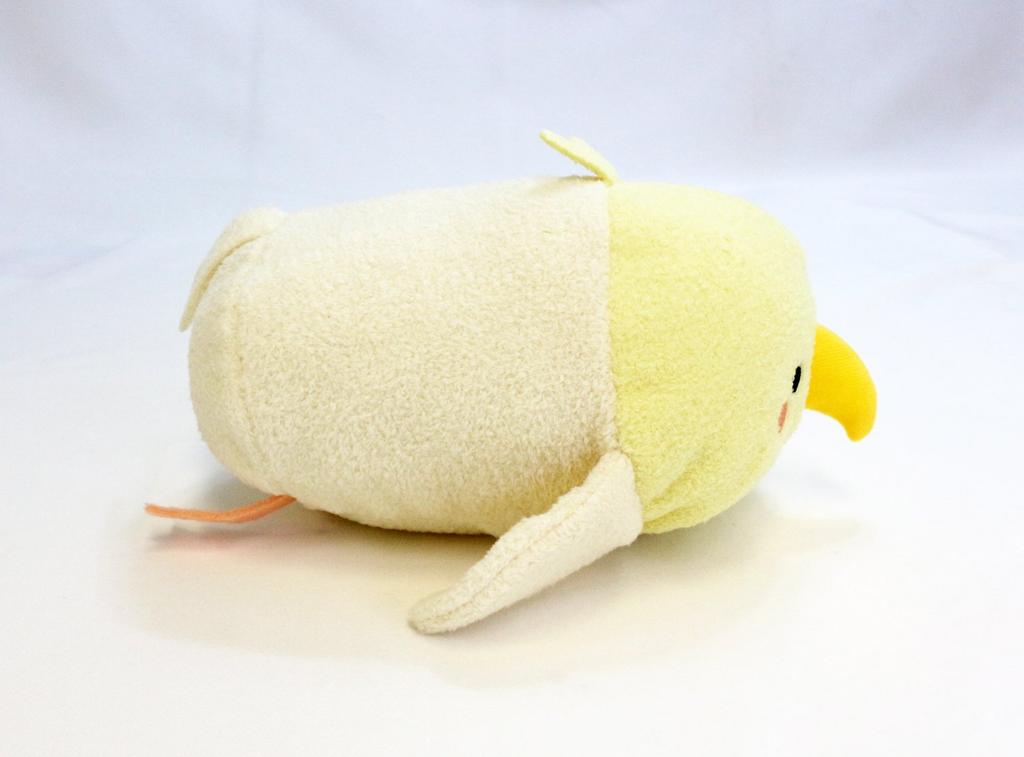 Shinada Nokkete Mame Fuku Cockatiel (M) 9 x 15 x 8 cm Plush Animal Toy MHNI-0128Y
