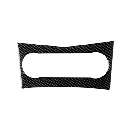 Auto Carbon Fiber Center Console AC Panel Cover Trim For Benz C W204 2007-2010