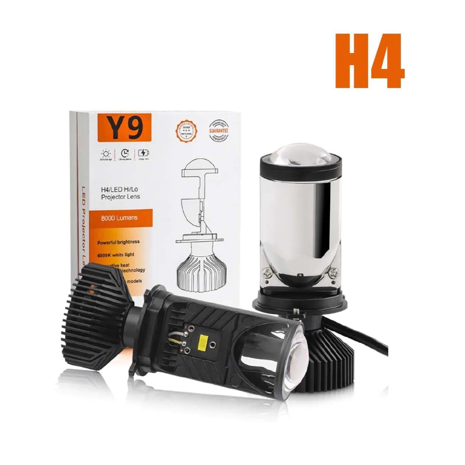 

Xenon Headlights Led Lens H6 Lightning Effect Ultra Powerful Light Technology 6000K