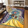 1 pièce Tapis de zone La Belle et la Bête, Chambre à coucher et Salle de jeux Durable, Résistant aux taches et Facile à nettoyer, Salon